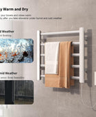 SHARNDY Calentador de toallas eléctrico para 5 bares, toallero calentado, - VIRTUAL MUEBLES