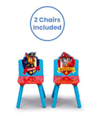 Juego de mesa y sillas para niños con almacenamiento