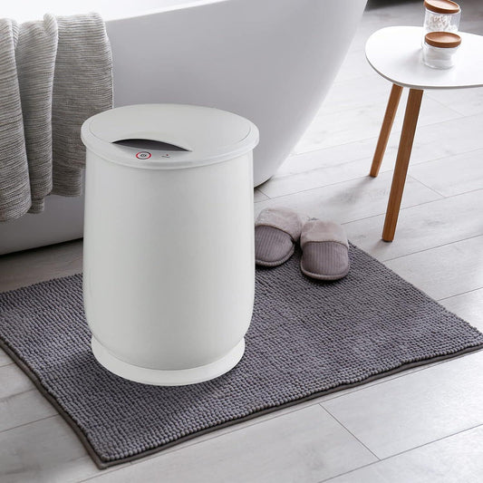 WELLHUT Calentador de toallas para baño con soporte para fragancia,  calentador de toallas de spa de lujo