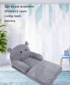 Sofá plegable de dibujos animados para niños, sofá cama con ventilación de