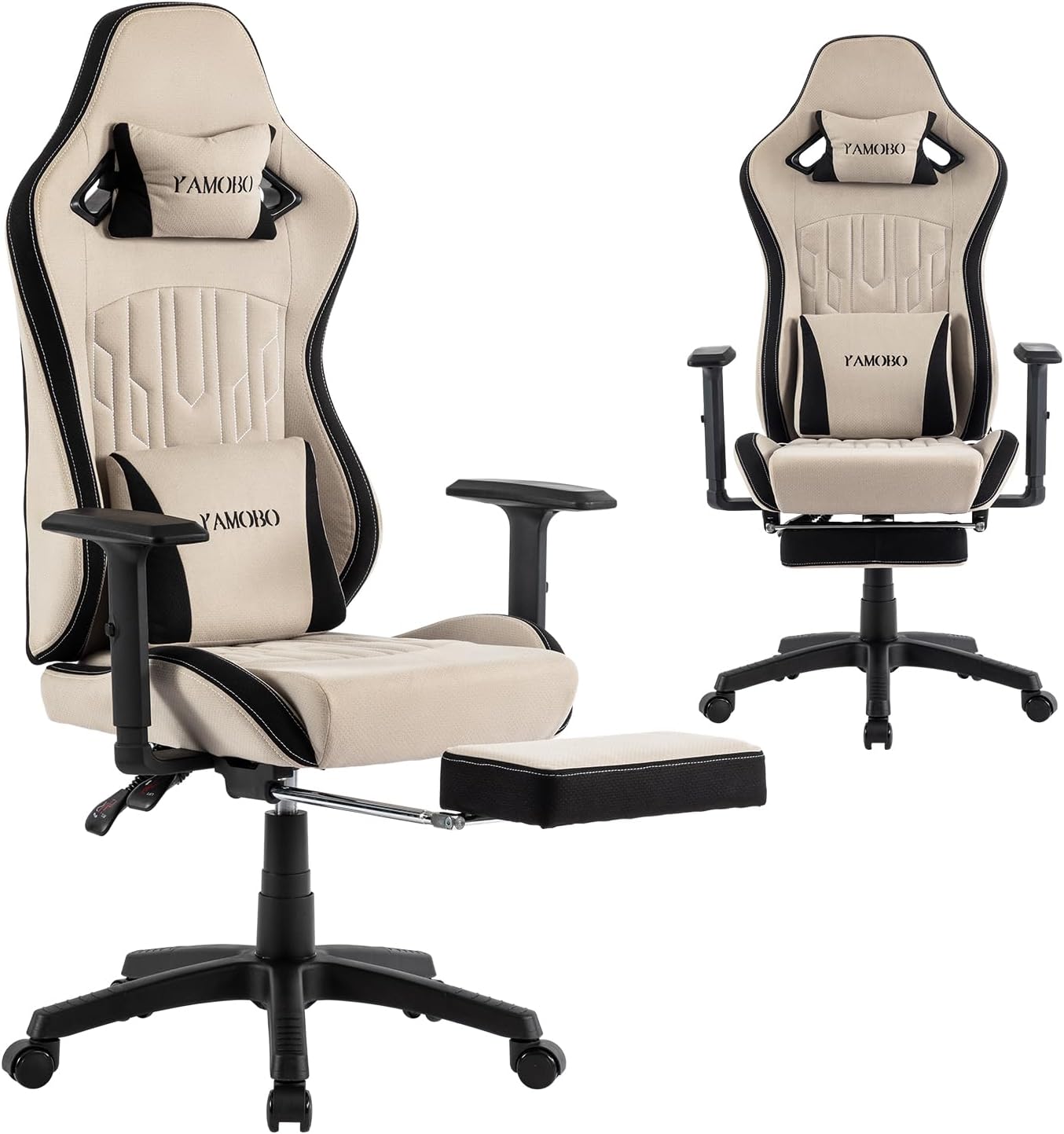 Silla de juegos con reposapiés, silla ergonómica de alta calidad, muebles  para el hogar, oficina, ordenador