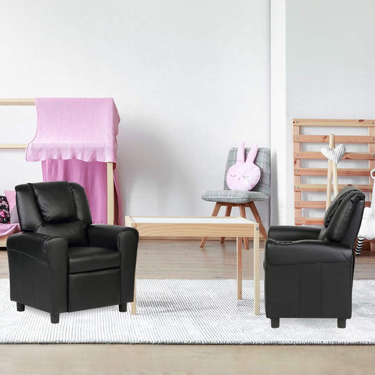 Costzon, sillón reclinable niños, sillón, sofá para niños, con soporte para