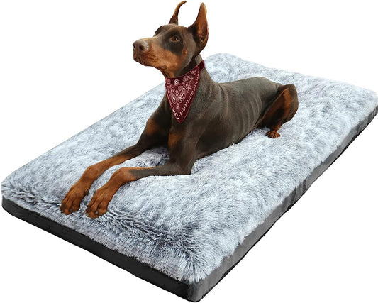 Camas para perros grandes fijables de lujo acogedoras camas para perreras para