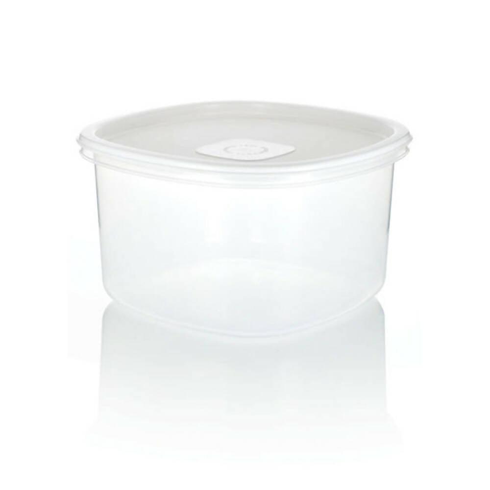 Recipiente Plus Cuadrado 2.5L Blanco - VIRTUAL MUEBLES