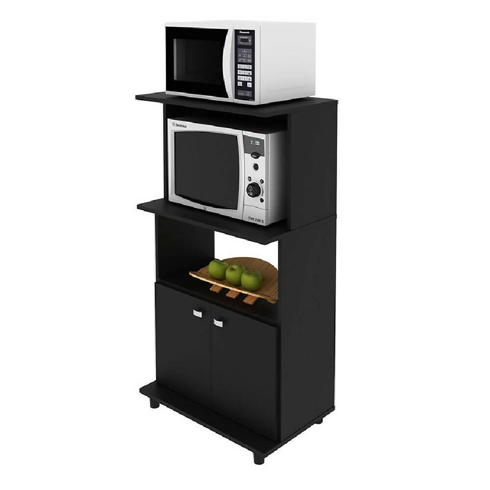 Mueble auxiliar de cocina Victoria Negro - VIRTUAL MUEBLES