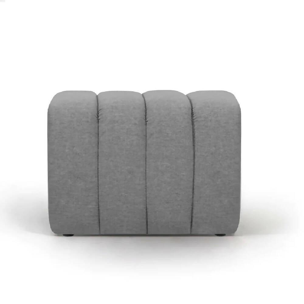 Puff Auxiliar Boston 55x55 - Gris Medio