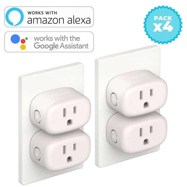 Setx4 Tomacorriente Inteligente Alexa Google Home WiFi 2.4G - VIRTUAL  MUEBLES