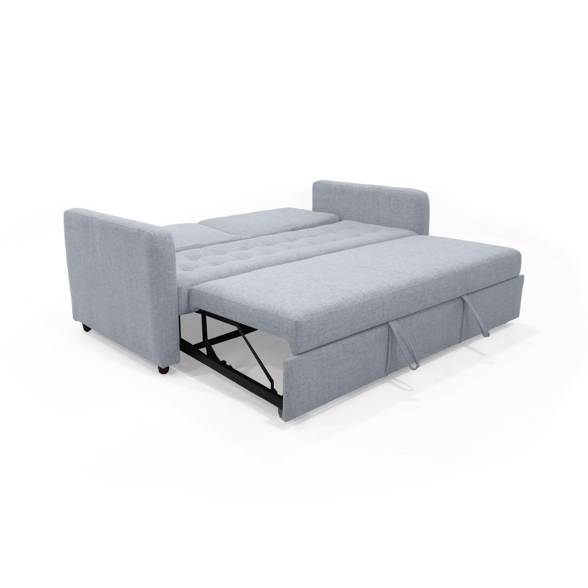 Sofa Cama Uganda Reclinable 3 Posiciones 192x93x87 Tela Acero