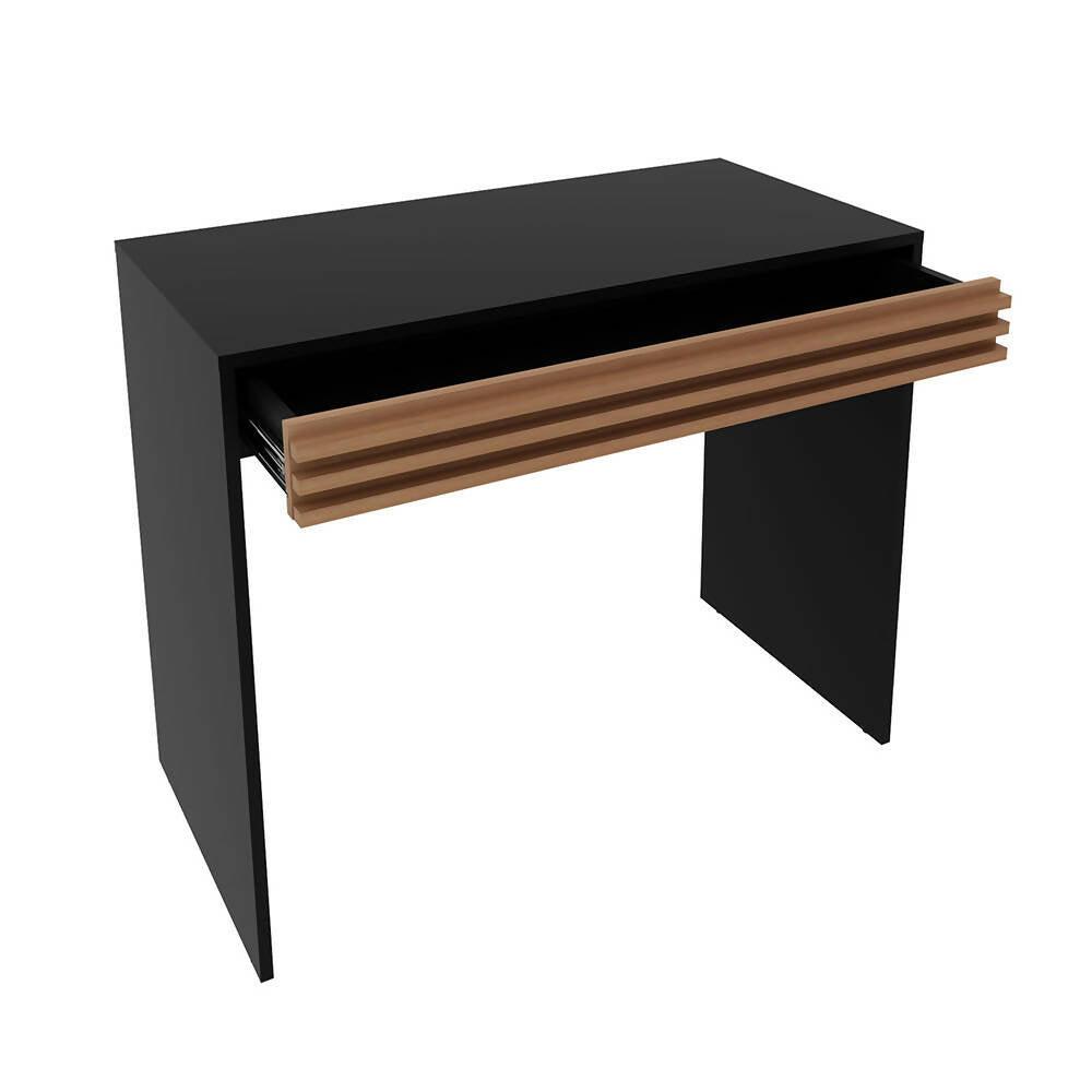 Escritorio Asunción Negro/Almendra - VIRTUAL MUEBLES