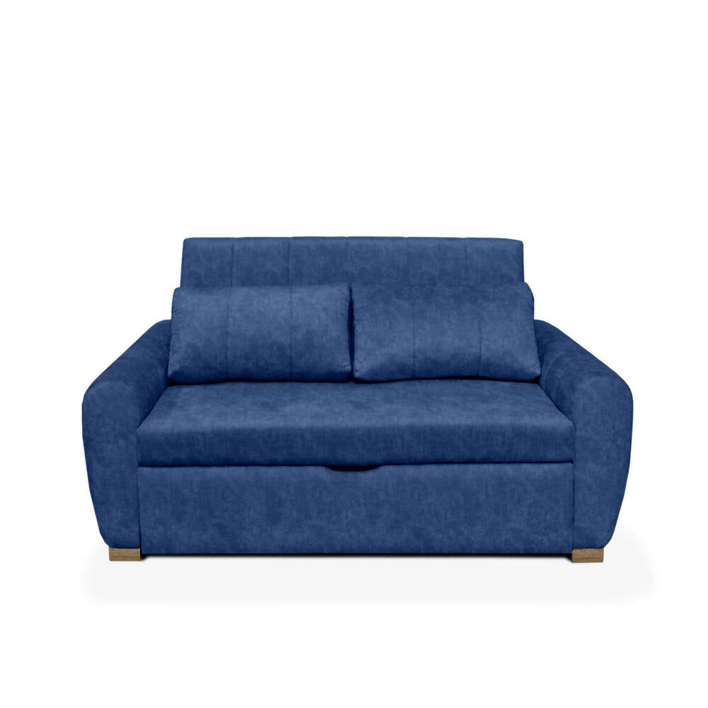 Sofácama Fontana Multifuncional Tela azul