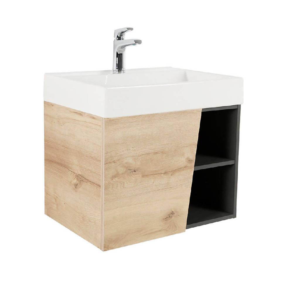 Mueble Corona Fussion Vital 60 Cm Con Lavamanos - VIRTUAL MUEBLES