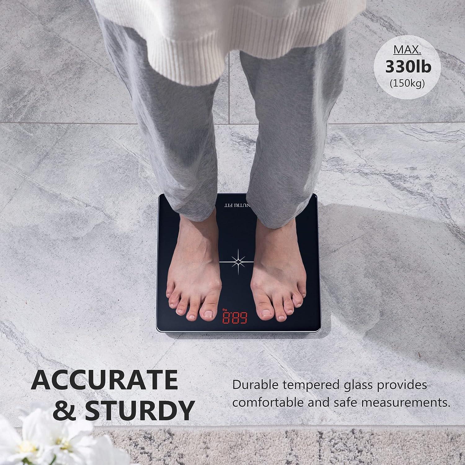 Báscula digital para peso corporal báscula de pesaje de baño de precisión - VIRTUAL MUEBLES