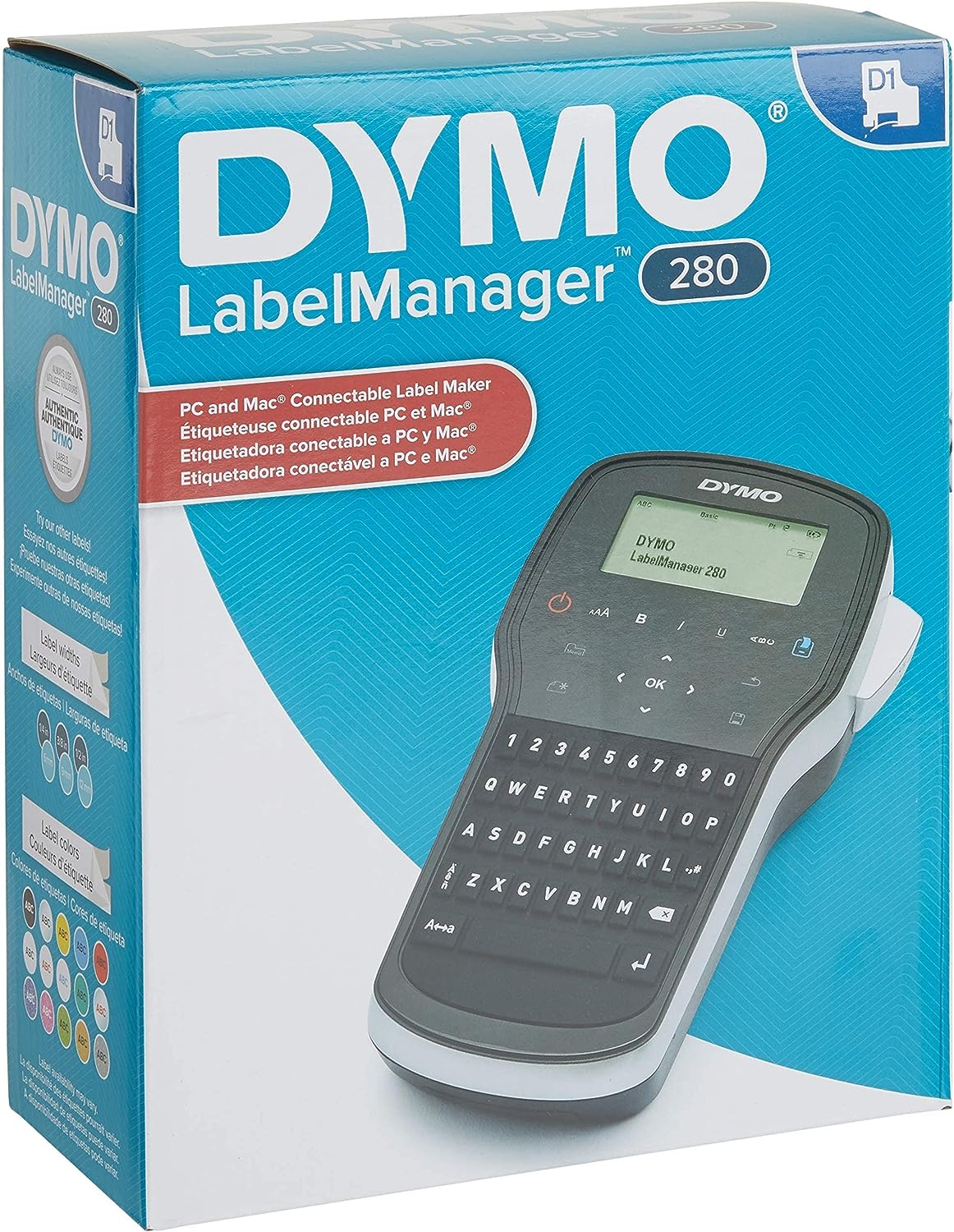 DYMO Etiquetadora Etiquetadora portátil LabelManager 160, sencilla, teclas