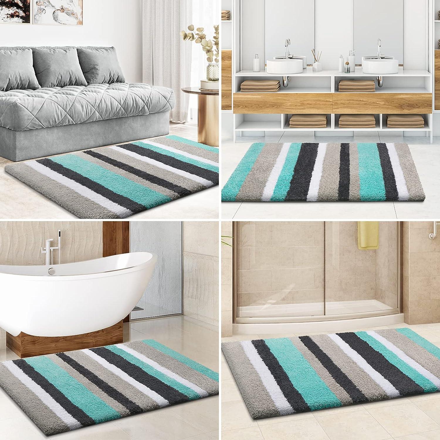 Alfombra de baño de lujo alfombra de baño antideslizante y suave felpa suave - VIRTUAL MUEBLES