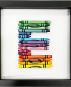 Monograma de arte con letras de crayón Regalo para profesores, familia, madres, - VIRTUAL MUEBLES