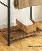 Toallero independiente, soporte para escalera de manta de 2 niveles para baño, - VIRTUAL MUEBLES