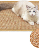 Alfombrilla de rascar para gatos, 23.6 x 15.7 pulgadas, de sisal natural,