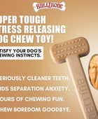 Hueso de juguete de nailon para masticar para perros, mejora la higiene dental,