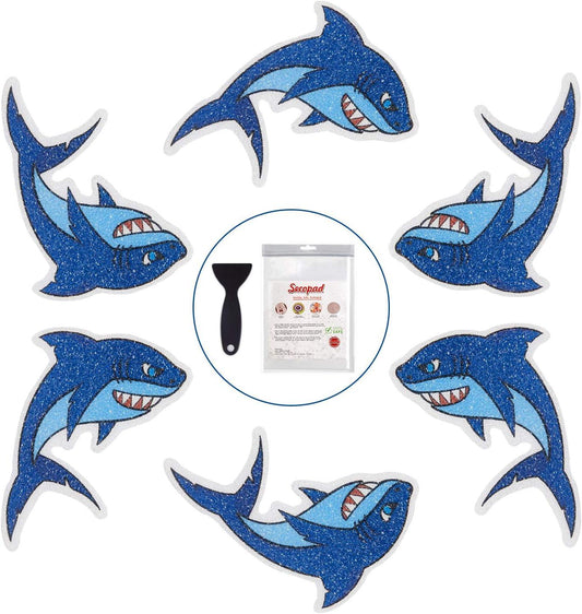 Pegatinas antideslizantes para bañera de tiburón, 20 unidades, adhesivos para - VIRTUAL MUEBLES