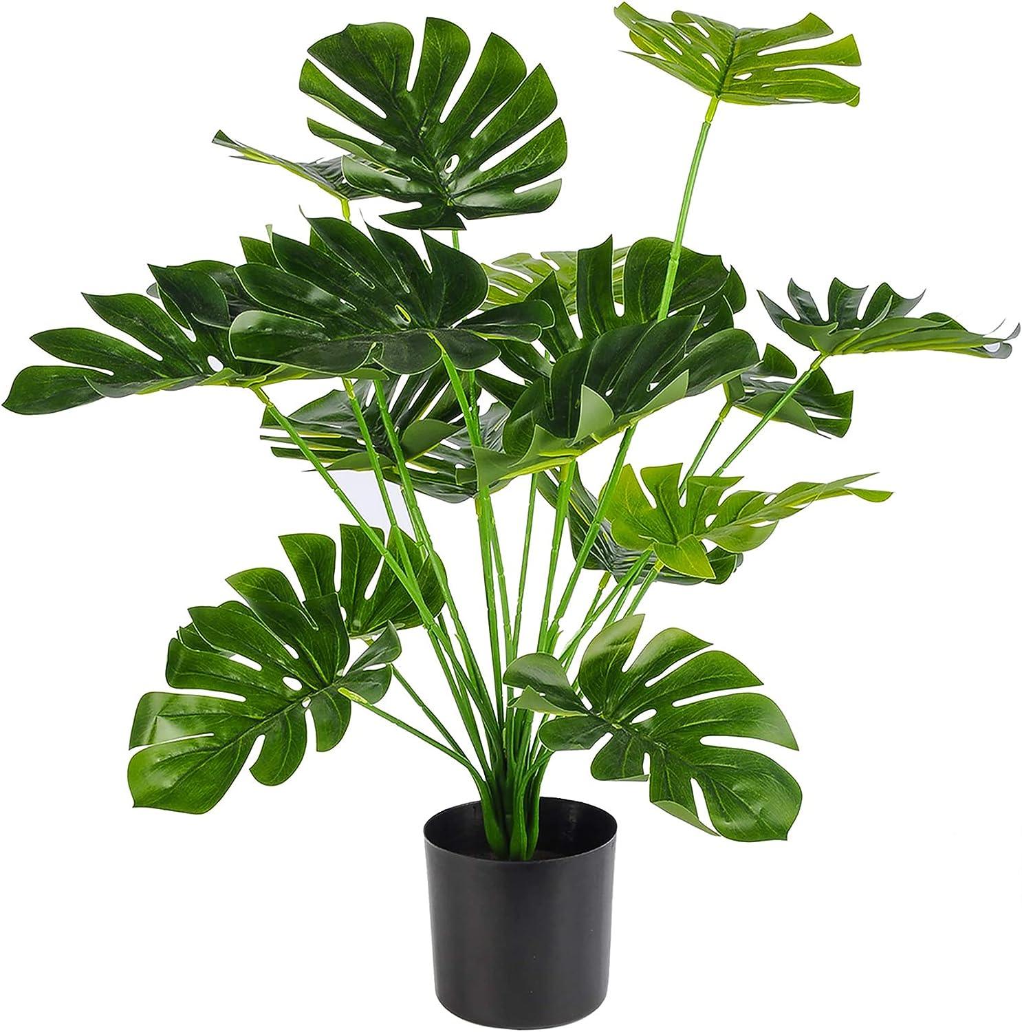 Toopify Plantas falsas de 28 pulgadas, plantas artificiales grandes para  interiores y decoración de sala de estar