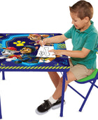 Juego de mesa y silla de Paw Patrol Junior, mesa plegable, sillas acolchadas