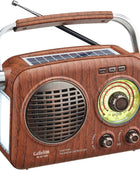 Radio retro Altavoz Bluetooth con sonido claro, radio portátil AM FM radio de