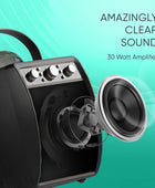Máquina de karaoke 2023 para adultos y niños con 2 micrófonos inalámbricos,