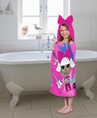 LOL Surprise Toalla de baño de algodón suave con capucha 24 x 50 pulgadas color - VIRTUAL MUEBLES