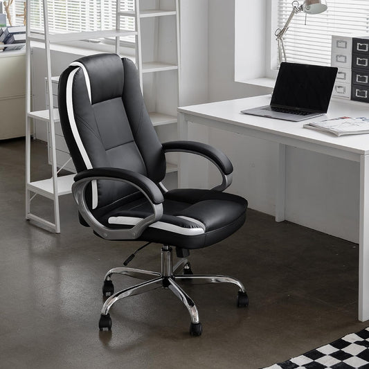 Silla de oficina, silla de escritorio para computadora, para juegos, cojín ergonómico