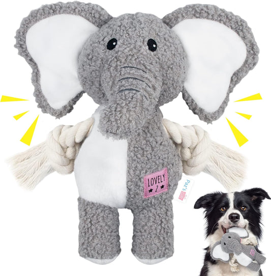 Juguetes para perros, lindos juguetes de peluche para interacción con elefantes