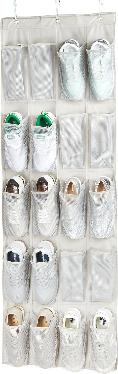Tienda Basics Organizador de zapatos grande para colgar sobre la puerta de 20