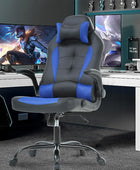 Silla de escritorio para videojuegos, silla de oficina ergonómica con soporte