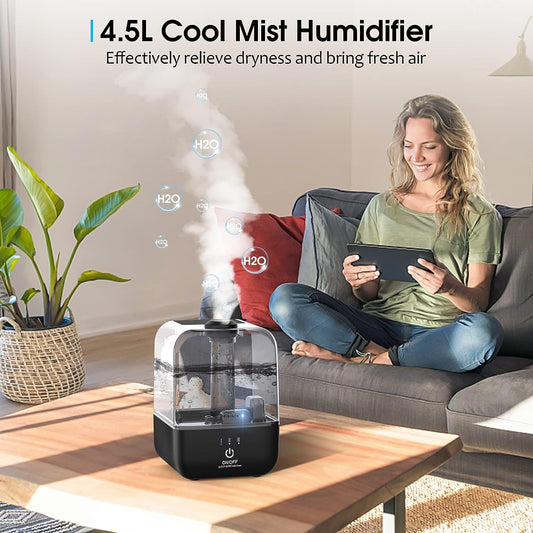 Humidificador de niebla fría, humidificadores de aire ultrasónicos para
