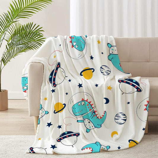 Astronaut Manta de forro polar para sofá y cama (80.1 x 59.9in), diseño de
