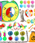 37 juguetes para gatos, juguetes interactivos para gatos de interior, juego de