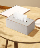 Funda para caja de pañuelos, de piel sintética, rectangular, para Kleenex, - VIRTUAL MUEBLES