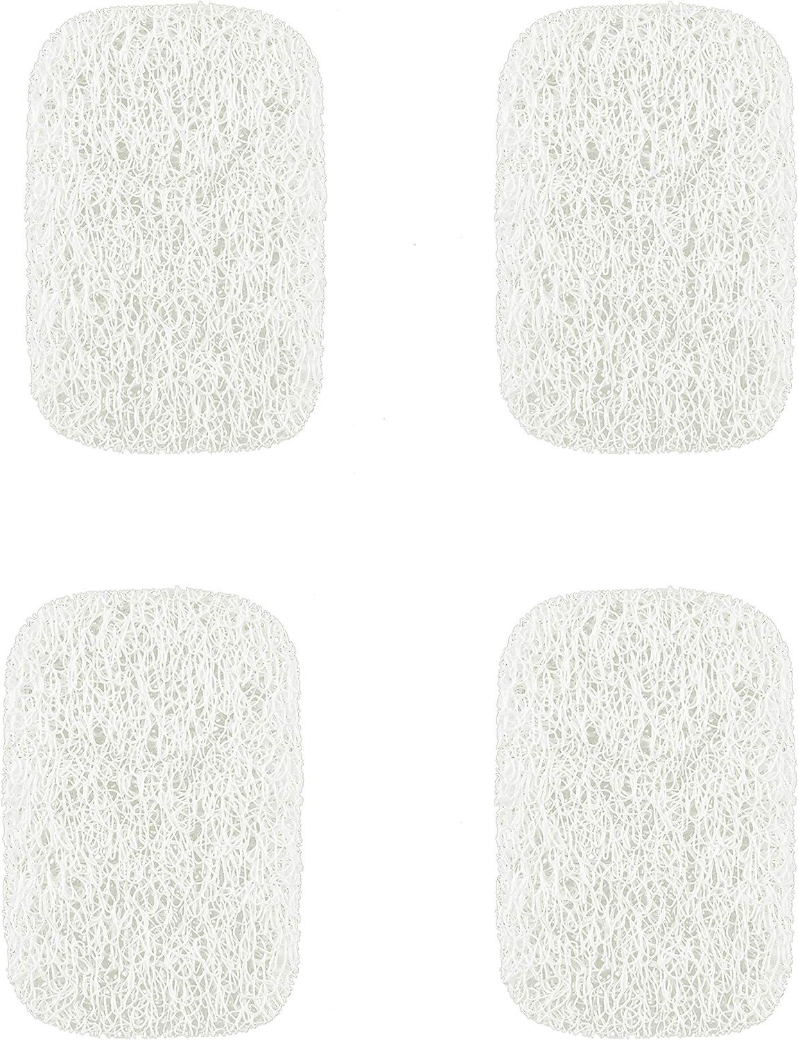 Paquete de 4 almohadillas de elevación de drenaje para jabón blanco de 2.9 x - VIRTUAL MUEBLES