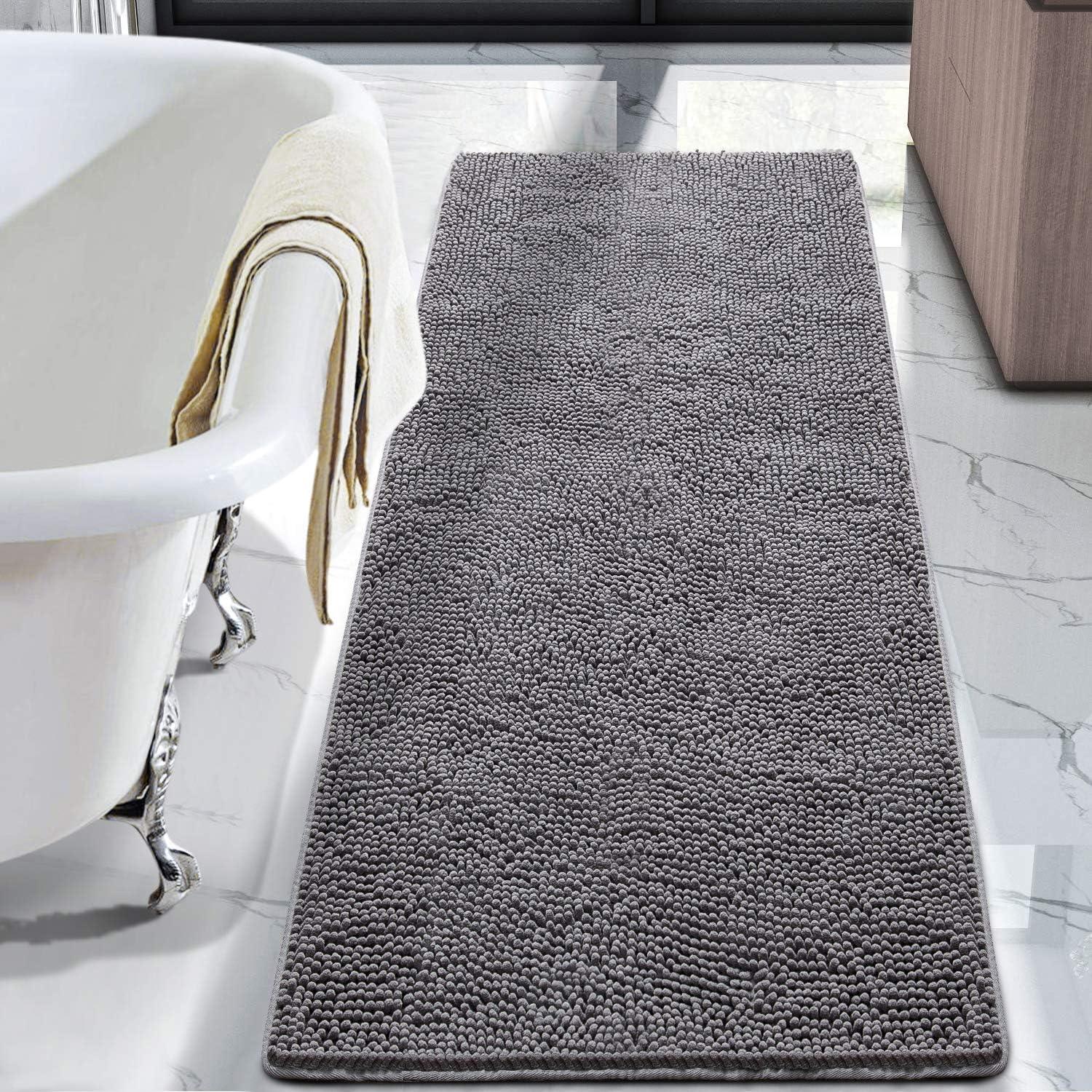 Bonita alfombra de baño antideslizante de rana para baño, tapetes de baño  absorbentes de lujo, divertidos tapetes de ducha peludos en forma de
