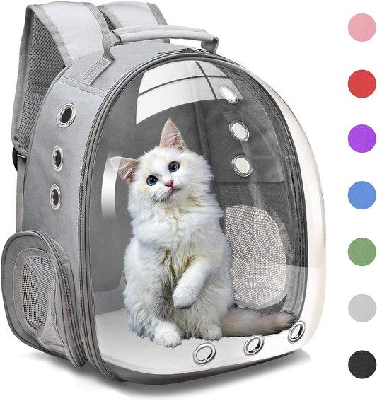 Mochila con cápsula espacial para transportar gatos perros pequeños o mascotas