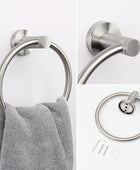 2 piezas de accesorios de baño, anillo de toalla y soporte para papel - VIRTUAL MUEBLES