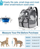 Mochila transportadora de mascotas para perros y gatos, cachorros, diseño