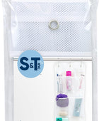 S&T Organizador de ducha con malla de secado rápido, organizador de baño con 7 - VIRTUAL MUEBLES