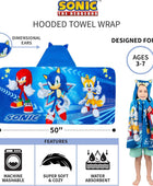 Toalla de rizo de algodón suave con capucha para niños para uso en baño y playa - VIRTUAL MUEBLES