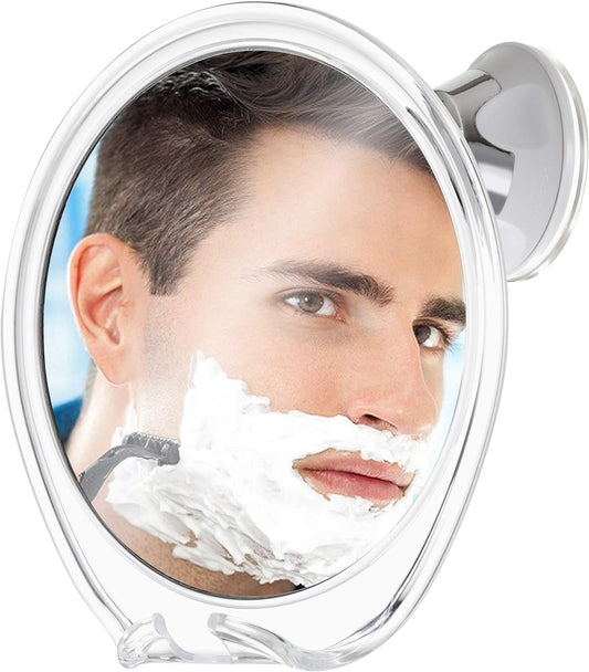Espejo de ducha sin niebla para afeitarse con gancho de afeitar, ventosa