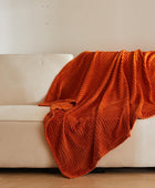 Simple&Opulence Manta de franela de vellón de lujo para decoración del hogar