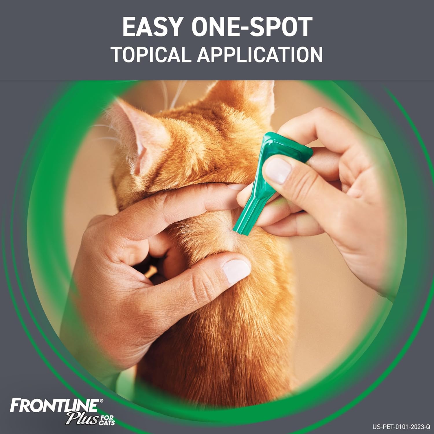 Frontline Plus para gatos y gatitos (1.5 libras y más) Tratamiento de pulgas y