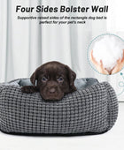 Cama para perros grandes medianos y pequeños cama rectangular lavable sofá