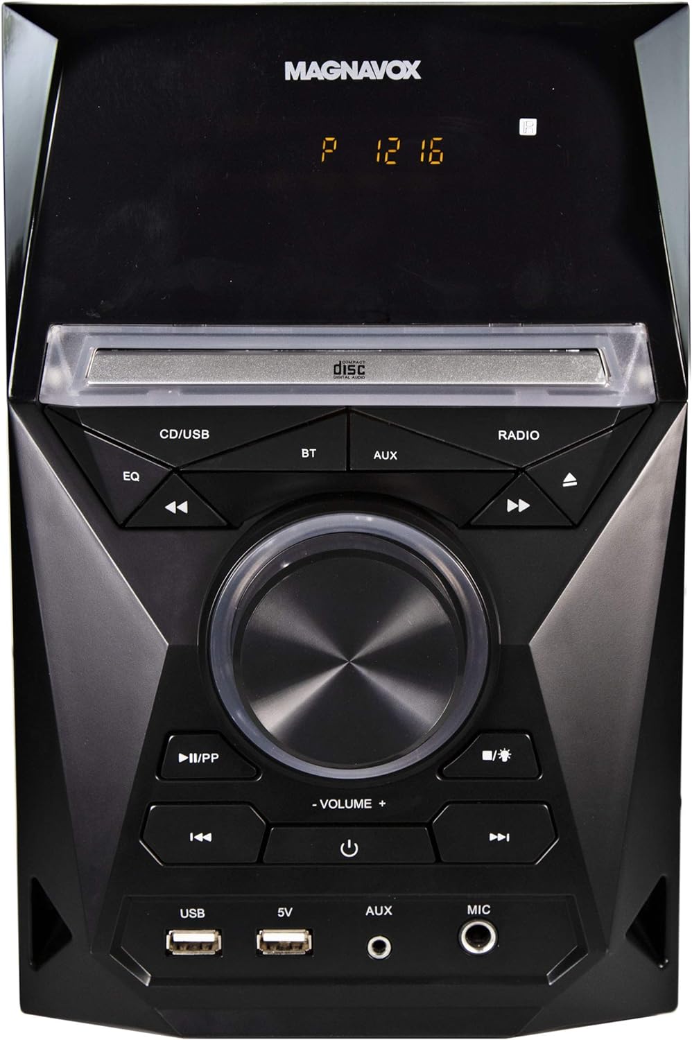 MM441 Sistema de estante de CD de 3 piezas con radio estéreo digital PLL FM,