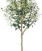 Árbol de olivo artificial de 5 pies olivo sintético para decoración del hogar - VIRTUAL MUEBLES