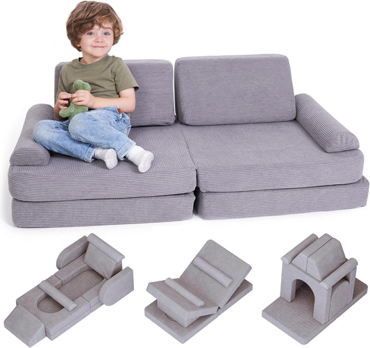 Elegante sofá infantil Nugget para niños pequeños Sofá modular resistente para